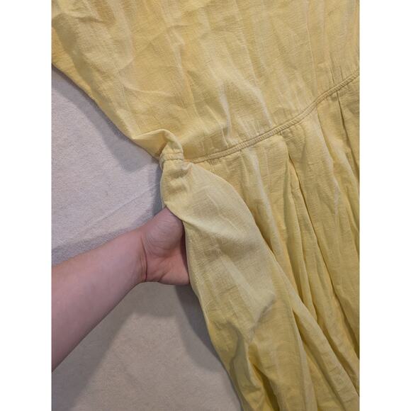 Gérard Pasquier vintage yellow dress size 38 100% cotton - Picture 4 of 6